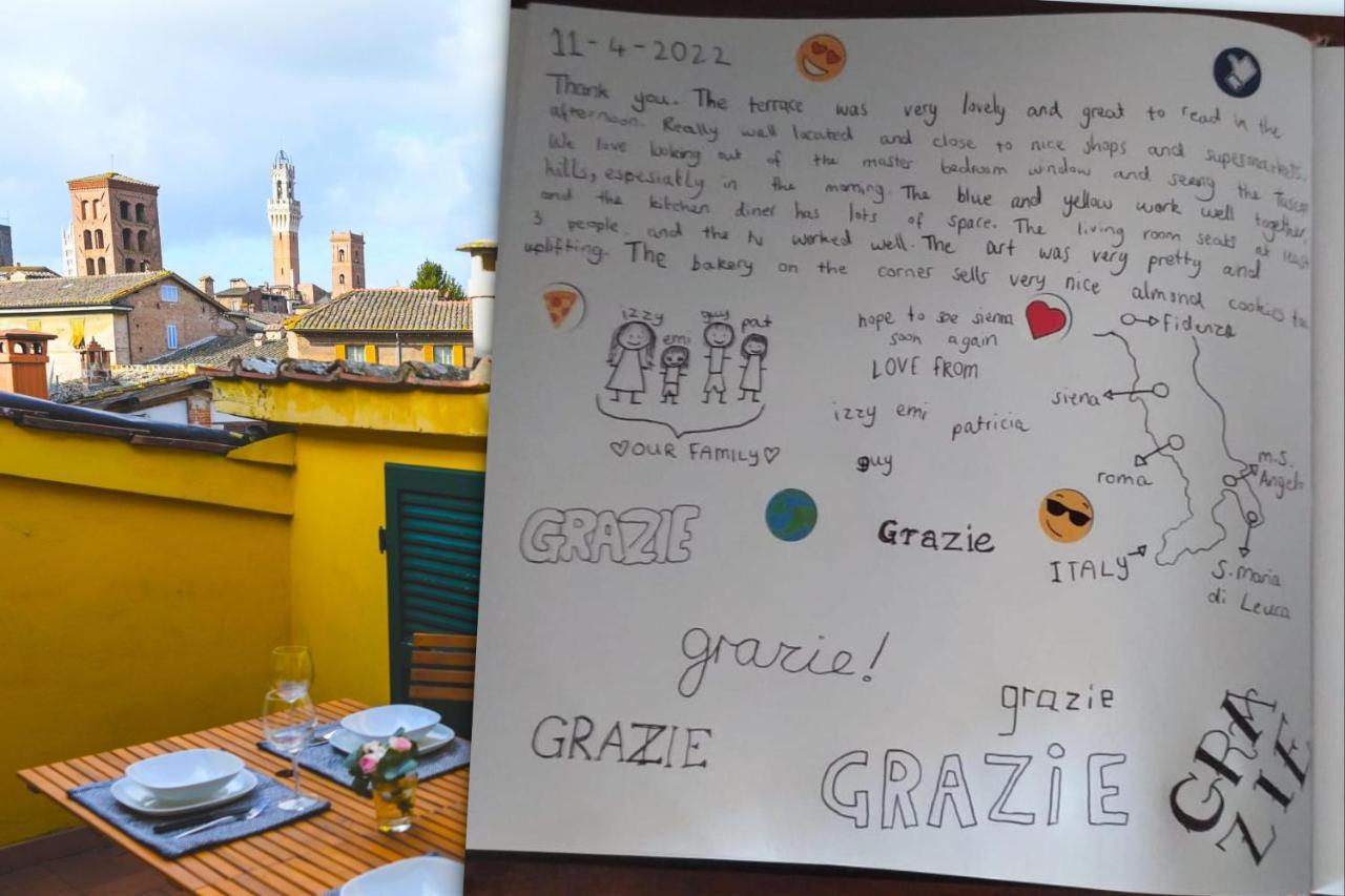 Un Terrazzo Sulla Magia Apartamento Siena Exterior foto